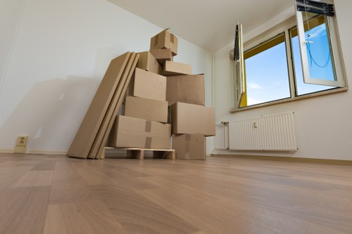 Clean and organized West London residential area.