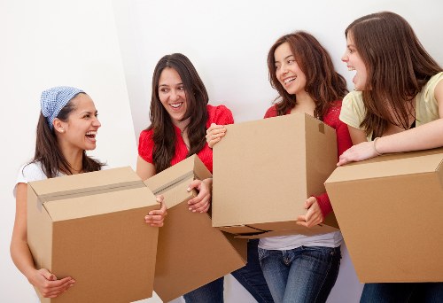 Professional rubbish removal trucks in Woking