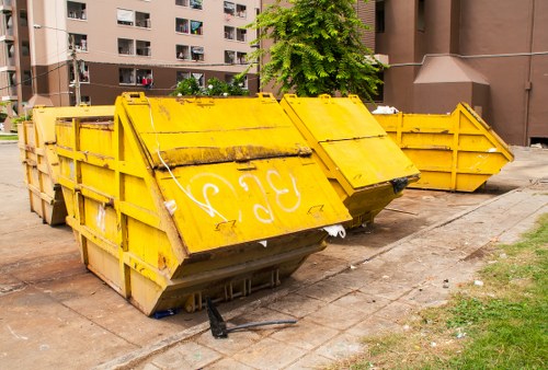 Rubbish clearance professionals at work in Mayfair residence