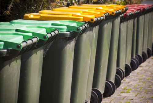 Rubbish clearance trucks ready for service