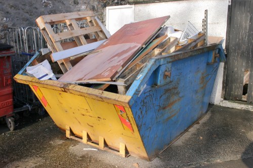 Residential rubbish clearance service in a Preston home