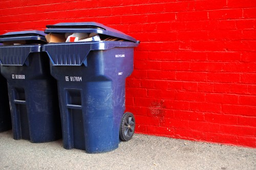 Clean and organized residential area in Peckham after rubbish clearance