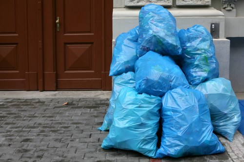 Local rubbish clearance team in Old Malden